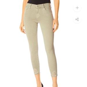 NEW J Brand Mid Rise Crop Skinny Faded Gibson